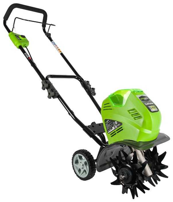 Культиватор аккумуляторный greenworks G-MAX 40V G40TL (27087) фотография 1