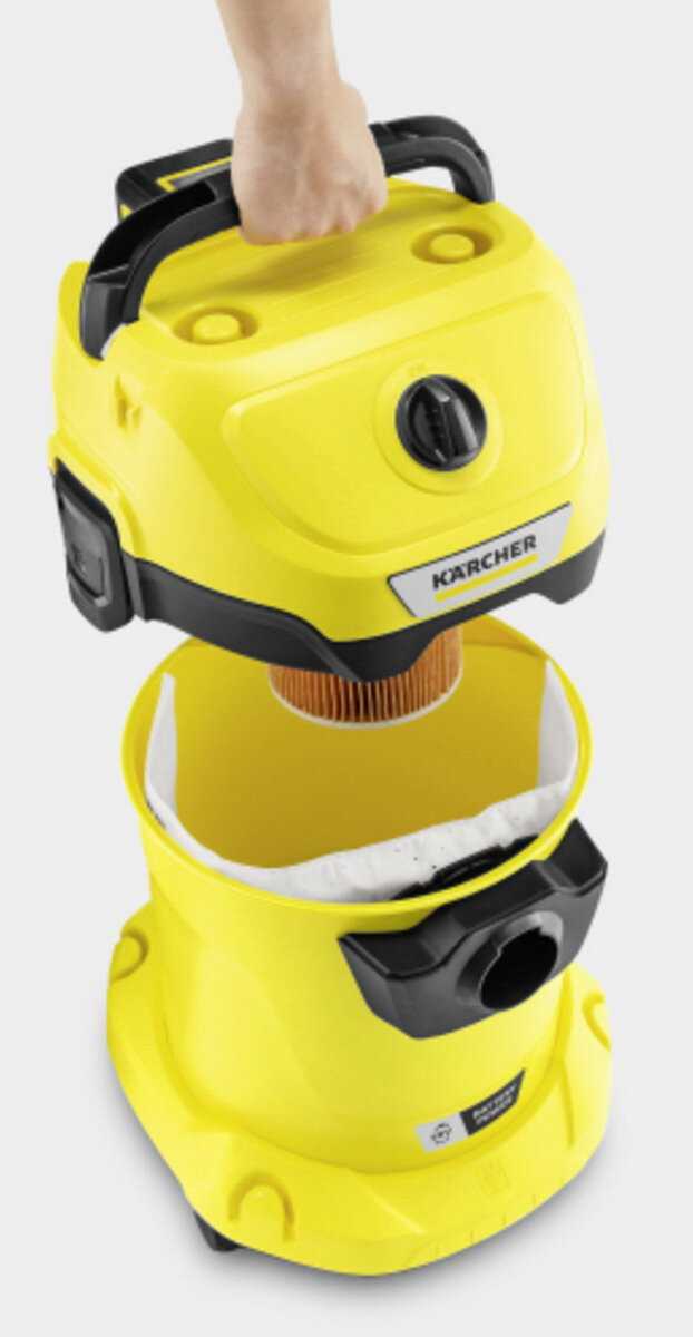 Аккумуляторный хозяйственный пылесос Karcher WD 3-18 V-17/20 (INT) фотография 1