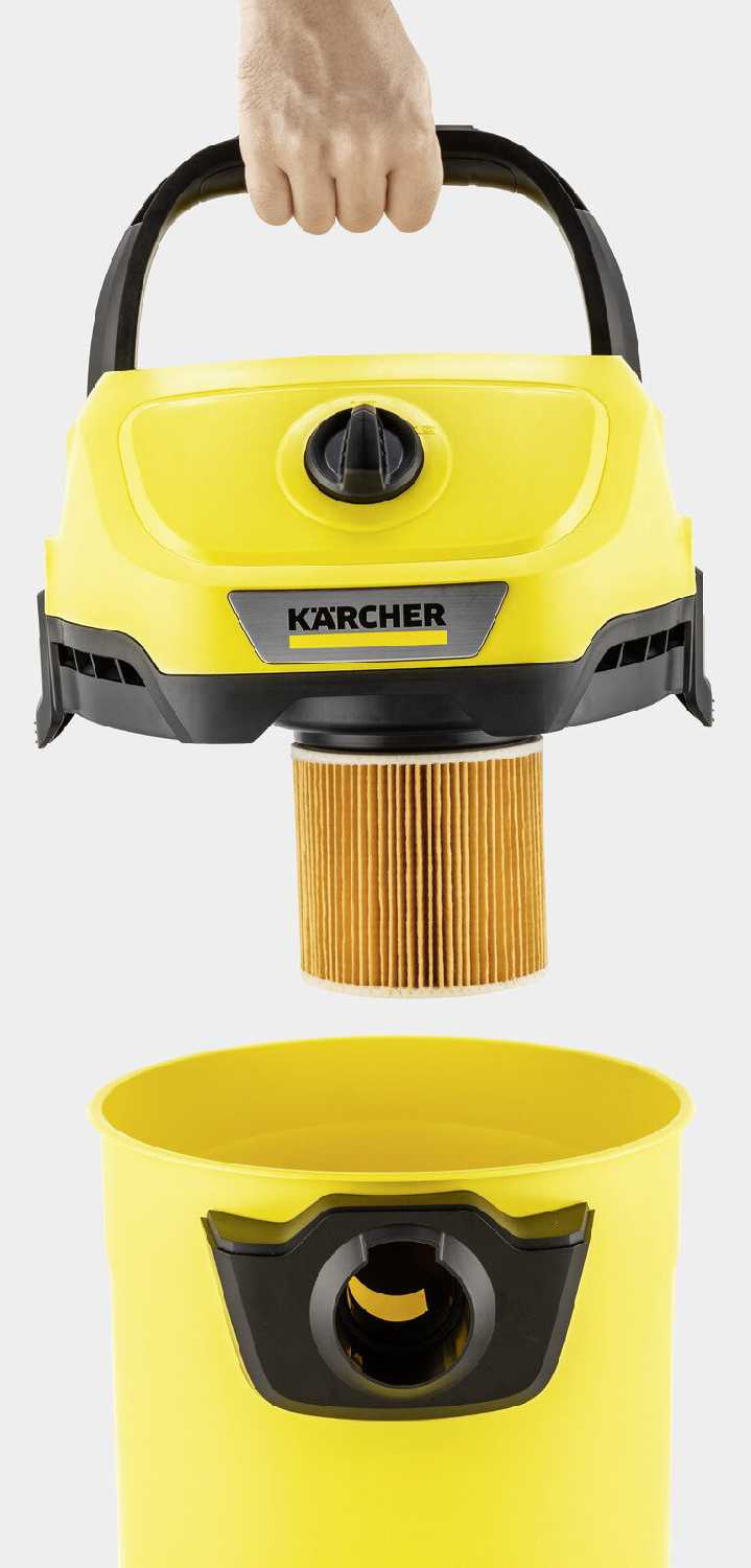 Аккумуляторный хозяйственный пылесос Karcher WD 3-18 V-17/20 (INT) фотография 2