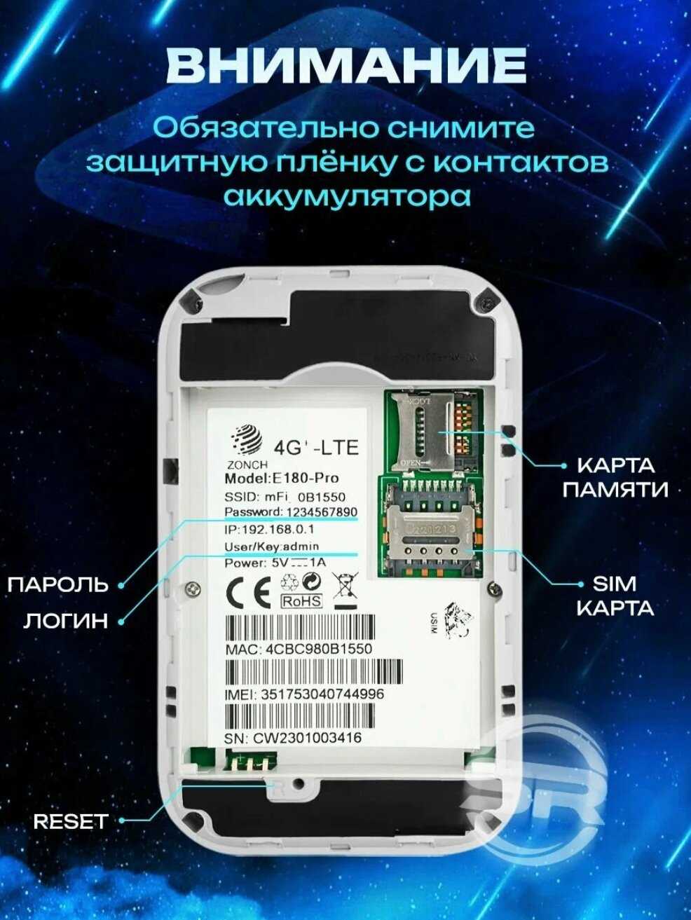 Мобильный роутер Wi-Fi 4G 5G фотография 4