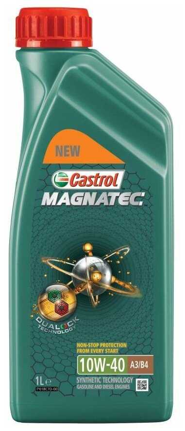 Синтетическое моторное масло Castrol Magnatec 10W-40 А3/В4 DUALOCK