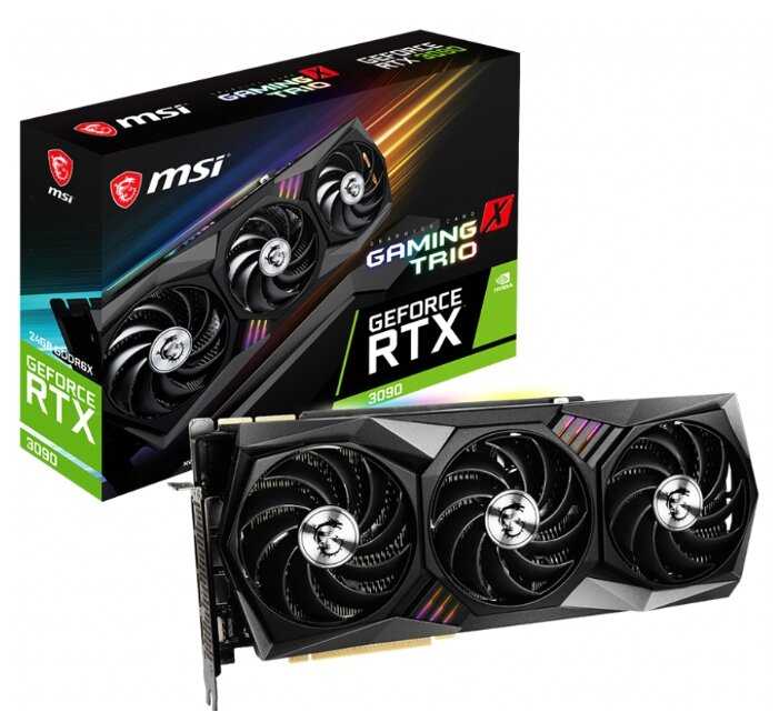 Видеокарта MSI GeForce RTX 3090 GAMING X TRIO 24GB фотография 4