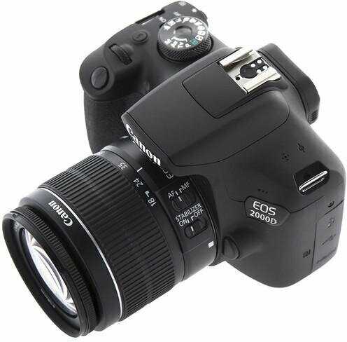 Фотоаппарат Canon EOS 2000D фотография 6