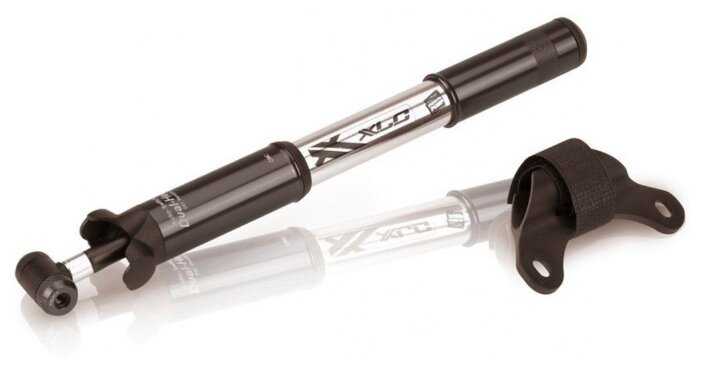 Ручной велонасос XLC PU-R03, металл фотография 1