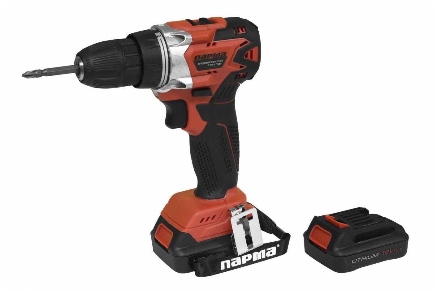 Аккумуляторная дрель-шуруповерт Парма ДША-02А-1512/2Li [02.021.00014]