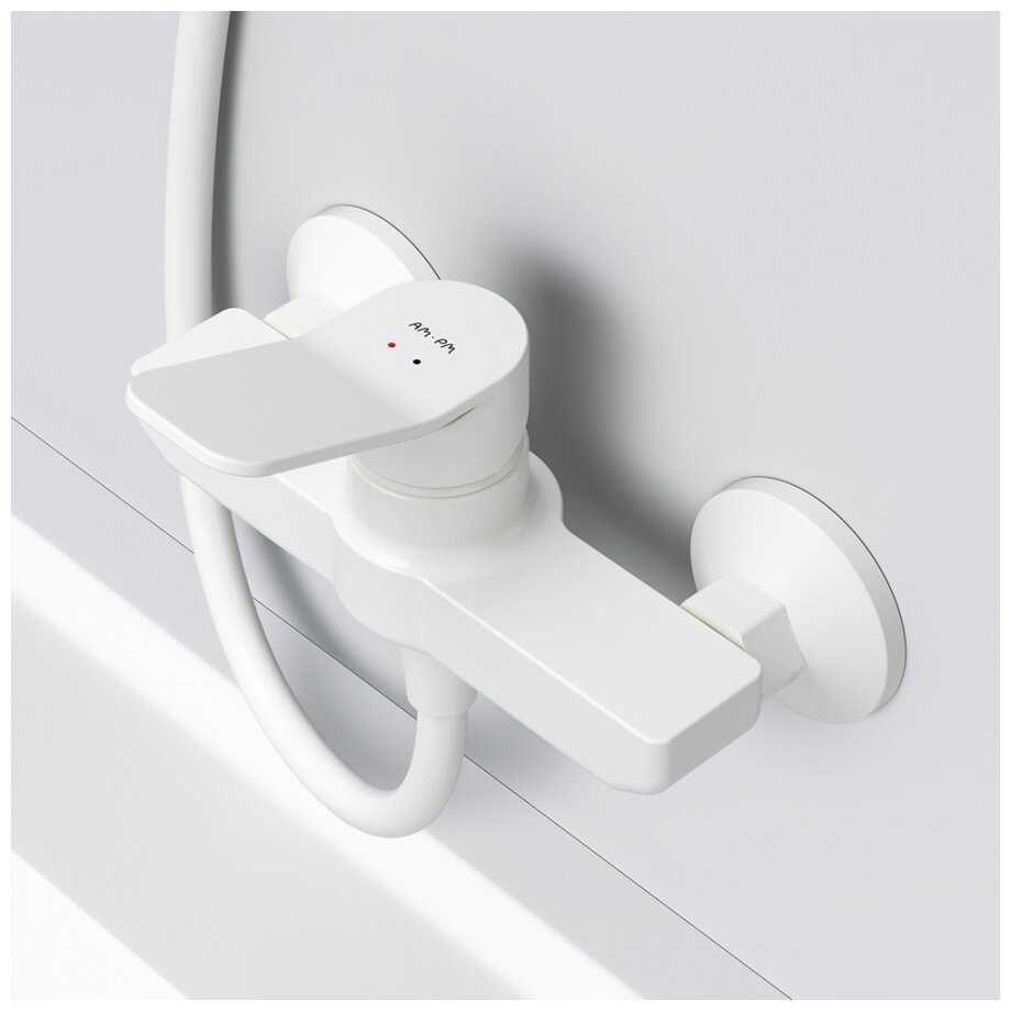 Смеситель для ванны AM.PM X-Joy F85A200, рычажный фотография 12