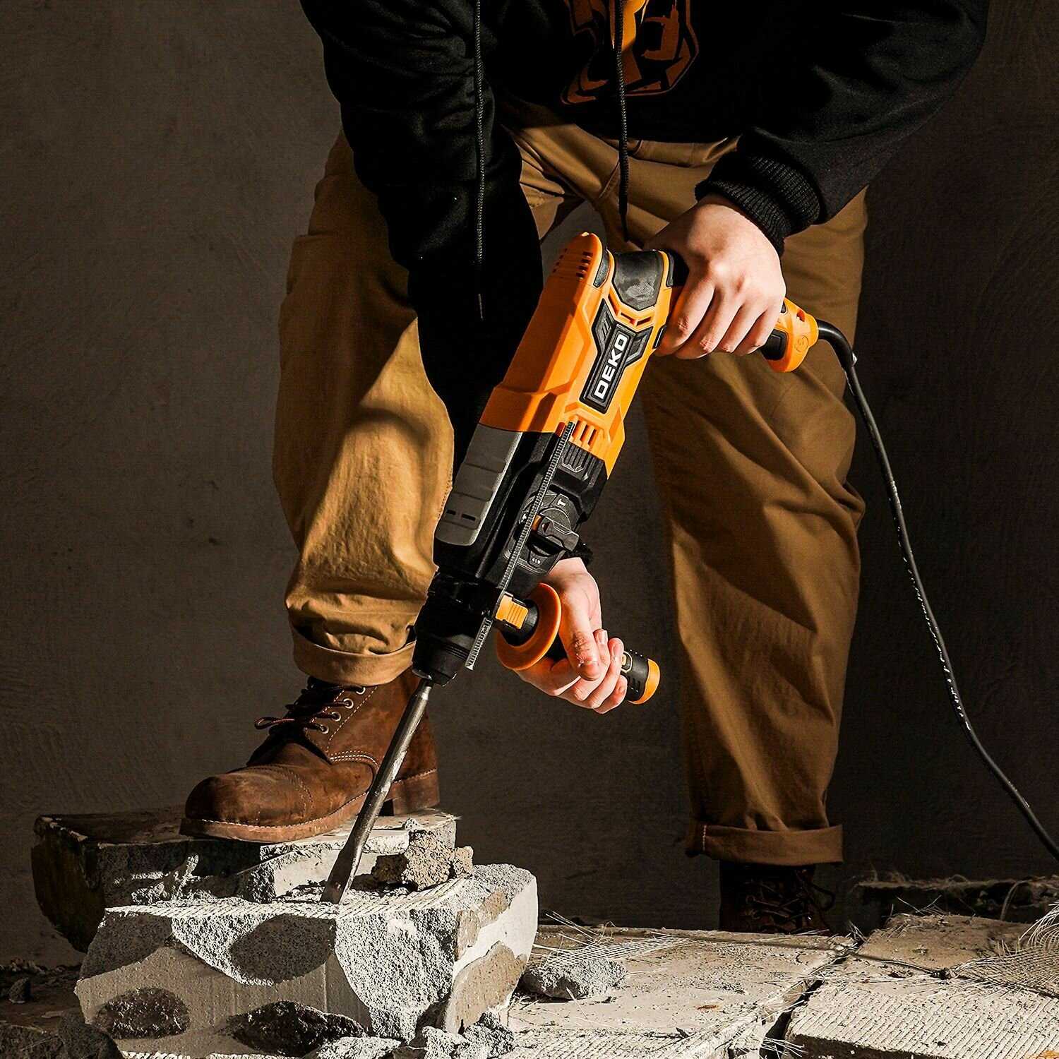 Перфоратор сетевой DEKO DKH1200W фотография 6