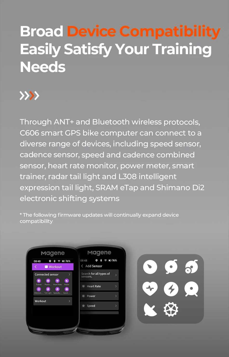 Велосипедный компьютер Magene C606 фотография 8