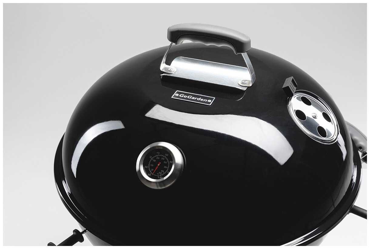 Гриль угольный Go Garden Premium 56 LUX, 70х58х102 см фотография 2