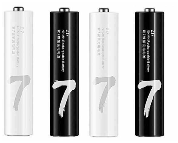 Аккумуляторные батарейки Xiaomi ZI7 Ni-MH Rechargeable Battery (HR03-AAA) (4 шт.)