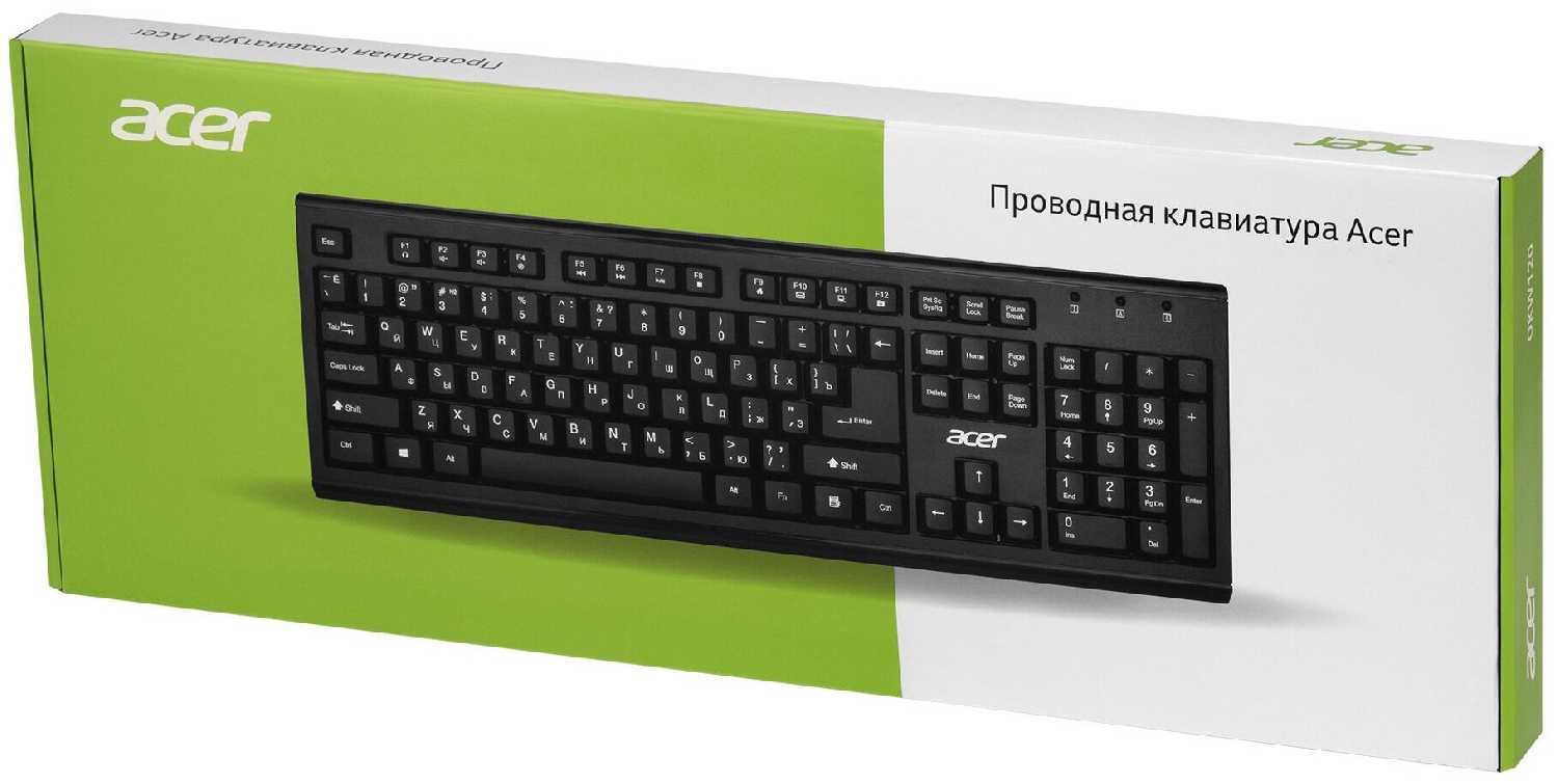 Комплект 2 штук Клавиатура Acer OKW120 (ZL. KBDEE.006) фотография 10