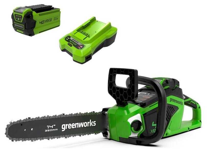 Пила аккумуляторная Greenworks GD40CS15 (2005707UB) фотография 9