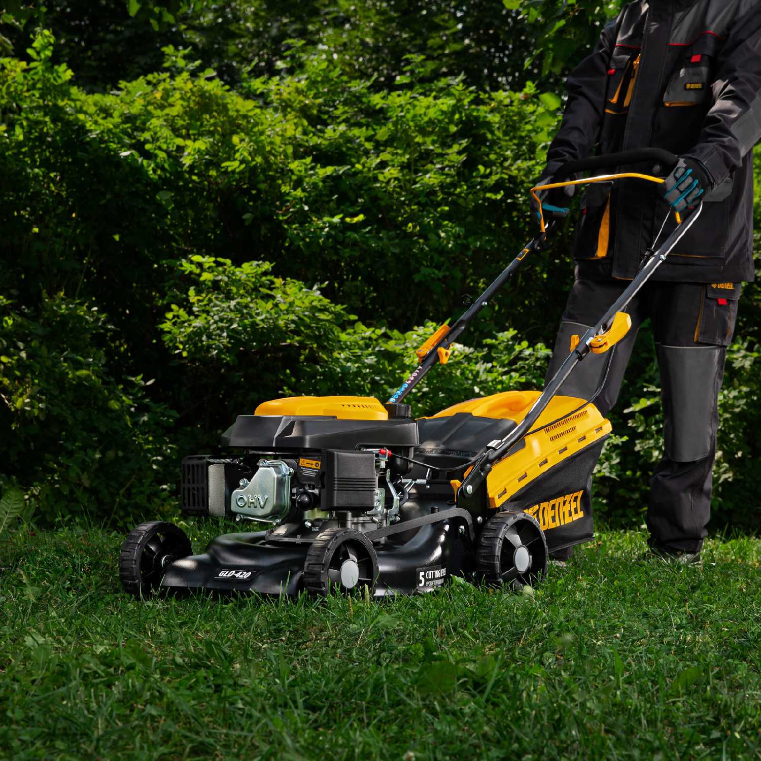 Газонокосилка бензиновая Denzel GLD-420 фотография 5