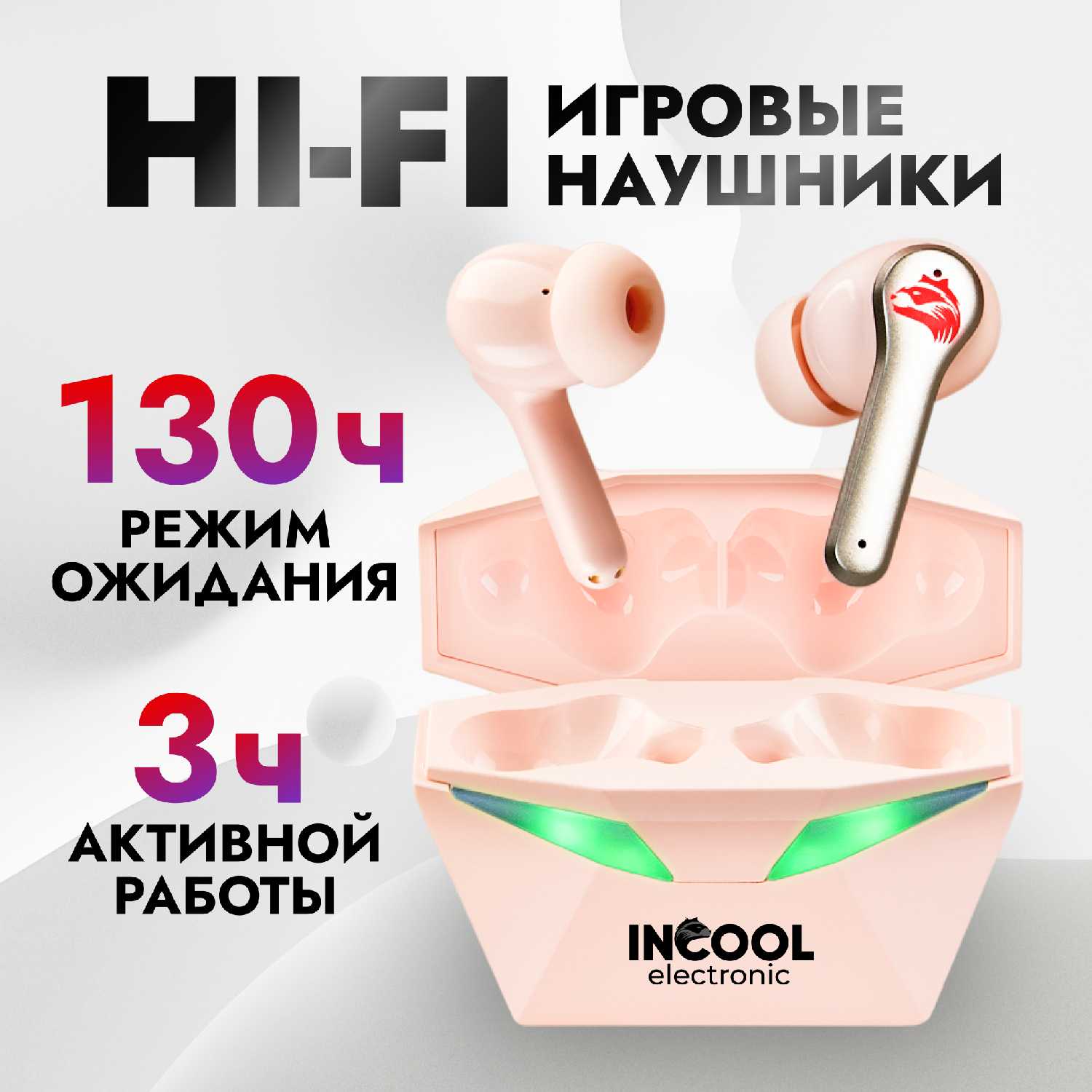 Спортивные беспроводные наушники INCOOL TWS фотография 12