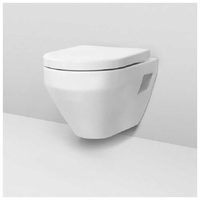 Чаша унитаза подвесная AM.PM Spirit C701738WH с горизонтальным выпуском фотография 1