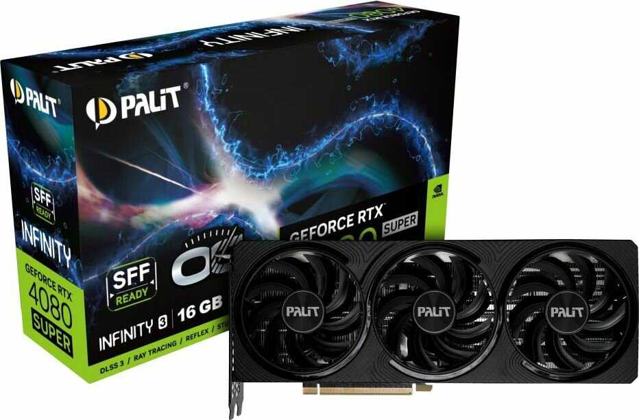 Видеокарта Palit NVIDIA GeForce RTX 4080 Super (ned408ss19t2-1032s) фотография 16