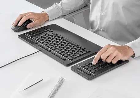 Клавиатура 3Dconnexion Keyboard Pro with Numpad (341214) фотография 6