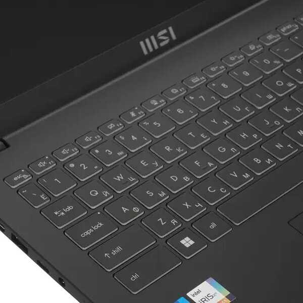 Ноутбук MSI Modern 15 B12M (210RU) Intel Core i5-1235U, RAM 8 ГБ, SSD 256 ГБ фотография 13