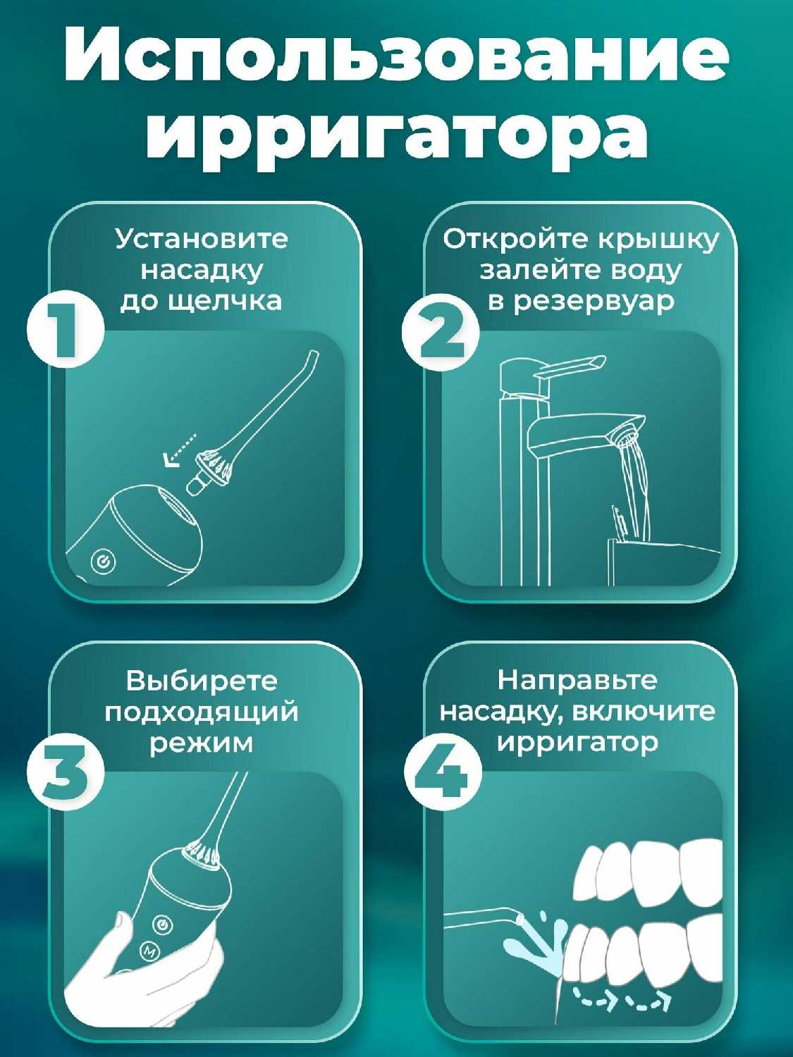 Набор КЕО Ирригатор (L12-02) и Концентрат Здоровье десен фотография 6