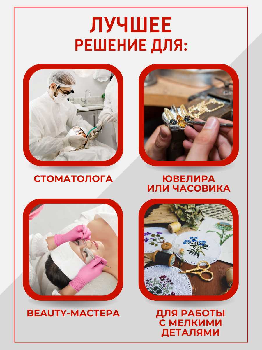 Бинокуляры комплект с подсветкой 5W фотография 3