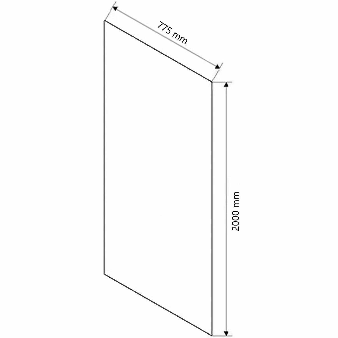 Стекло для душевой перегородки Vincea Walk-In (VSG-1W800CL) фотография 3