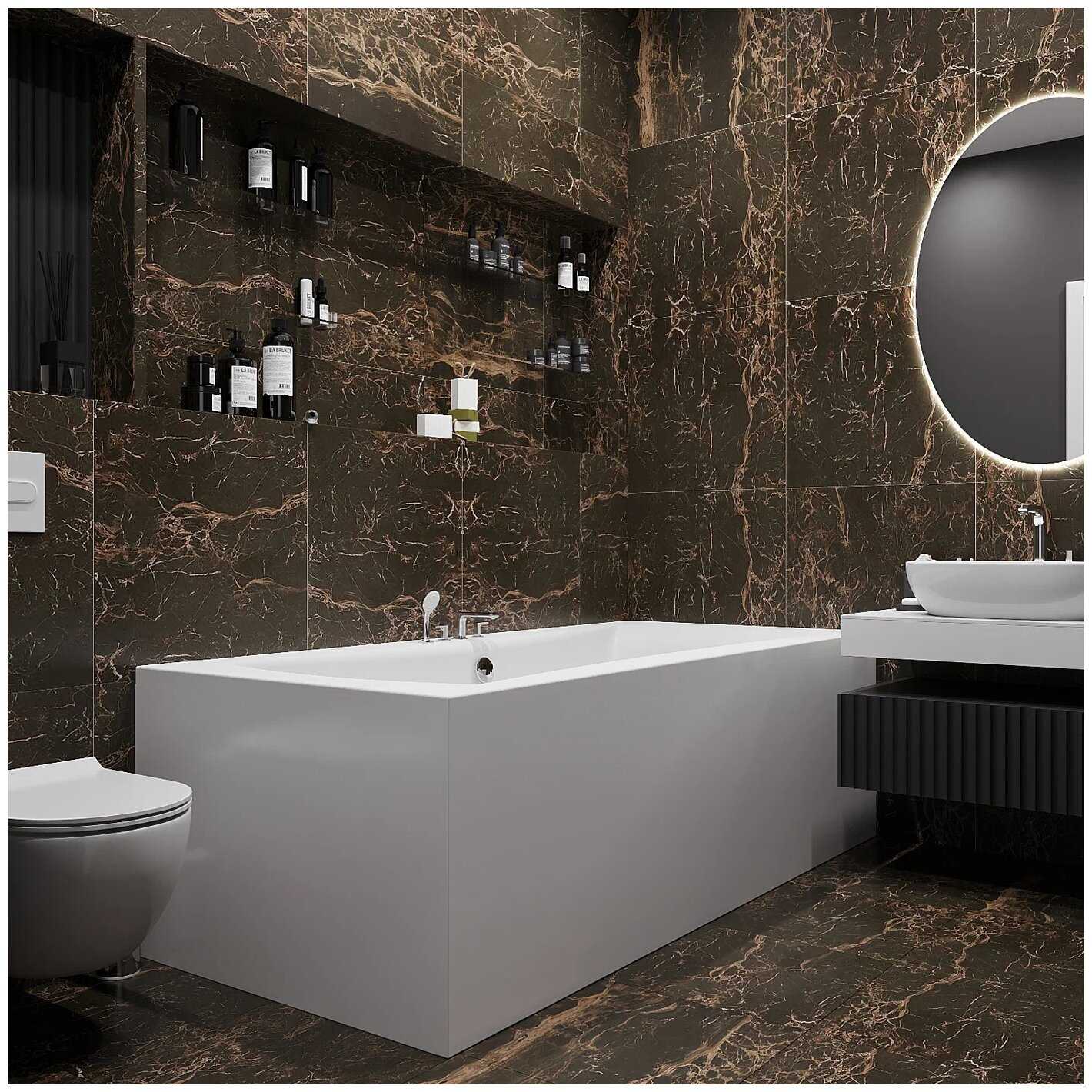 Ванна Lavinia Boho Evan: прямоугольная ванна с усиленным армированным корпусом акрил фотография 4