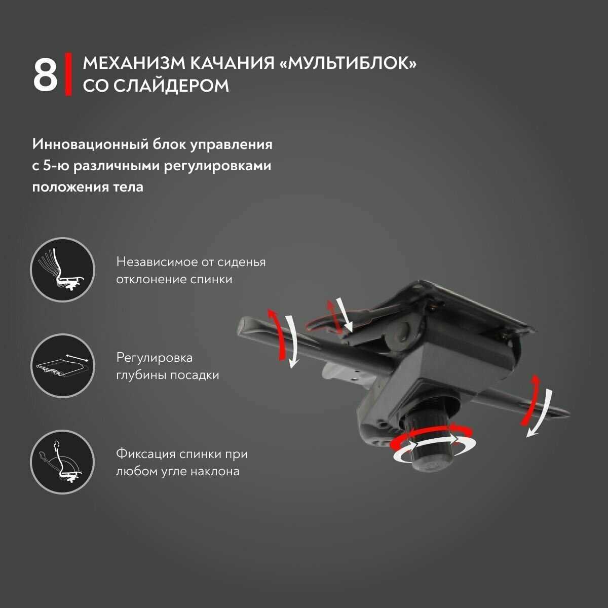 Компьютерное кресло Samurai S-3.04 MPES, сетка, светло-коричневый (подголовник серый) фотография 1