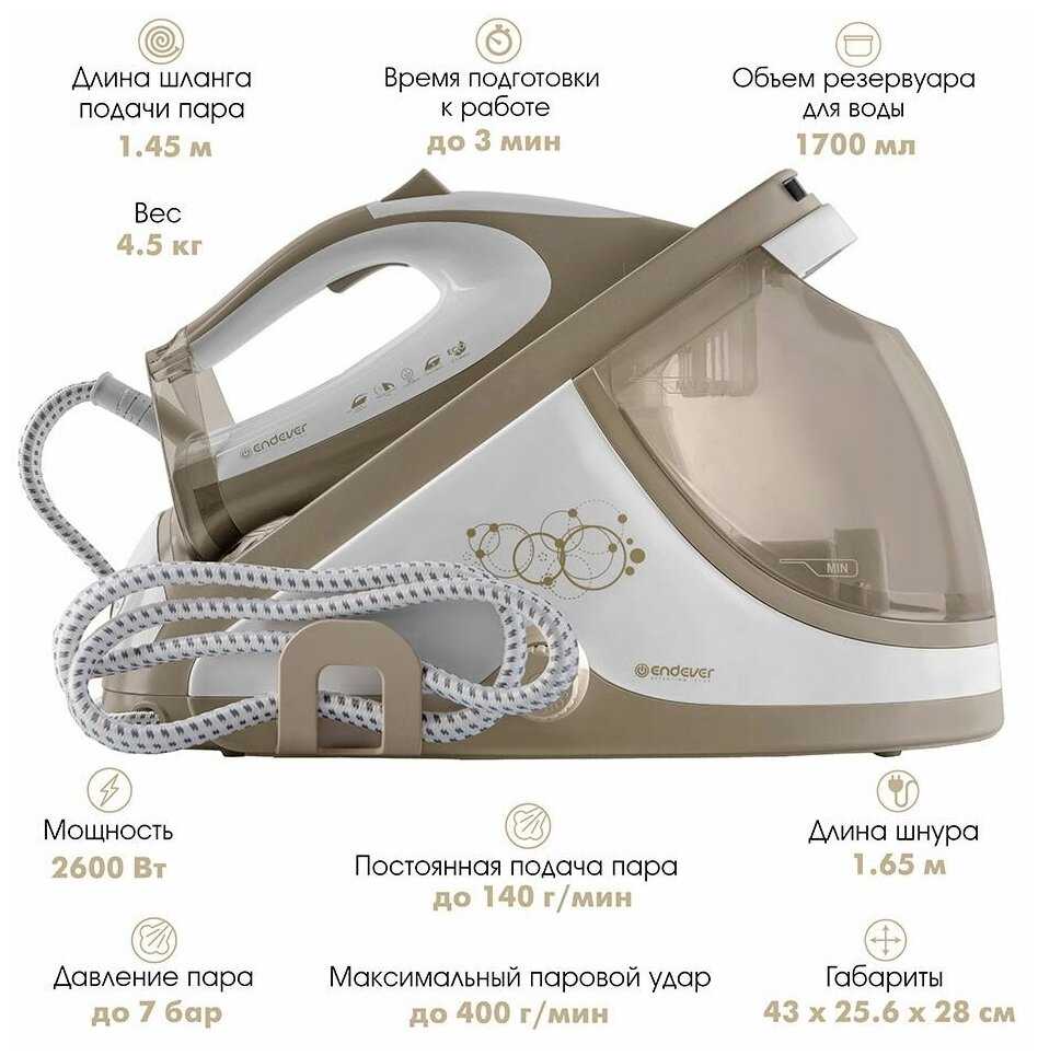 Утюг ENDEVER Delta-400 фотография 6