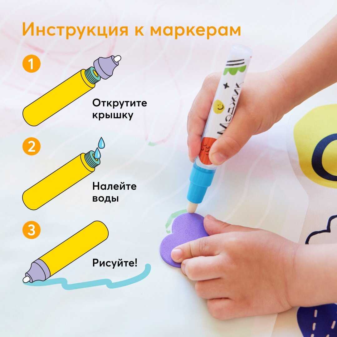 Коврик для рисования Happy Baby Aqua Draw (331911) фотография 8