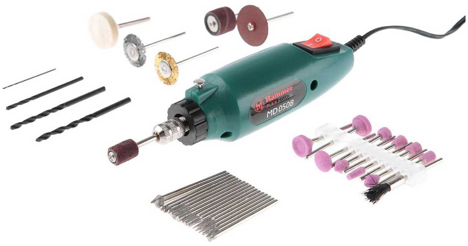 Аккумуляторный гравер Hammer MD050B фотография 7