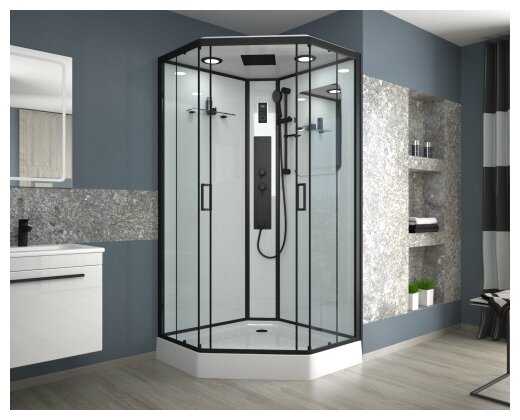 Душевая кабина Niagara NG-6901GD низкий поддон 90см*90см фотография 1