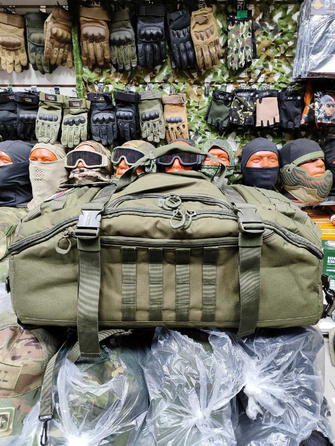 Тактический рюкзак Gongtex Tactical 55 литров фотография 15