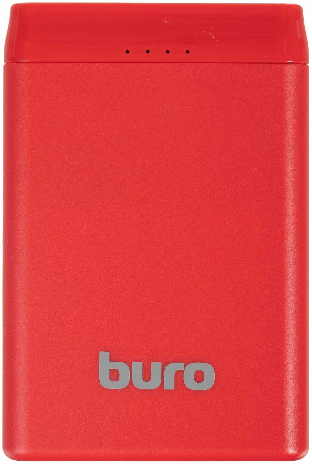 Мобильный аккумулятор Buro BP05B 5000mAh 2.1A 2xUSB красный (BP05B10PRD) фотография 2