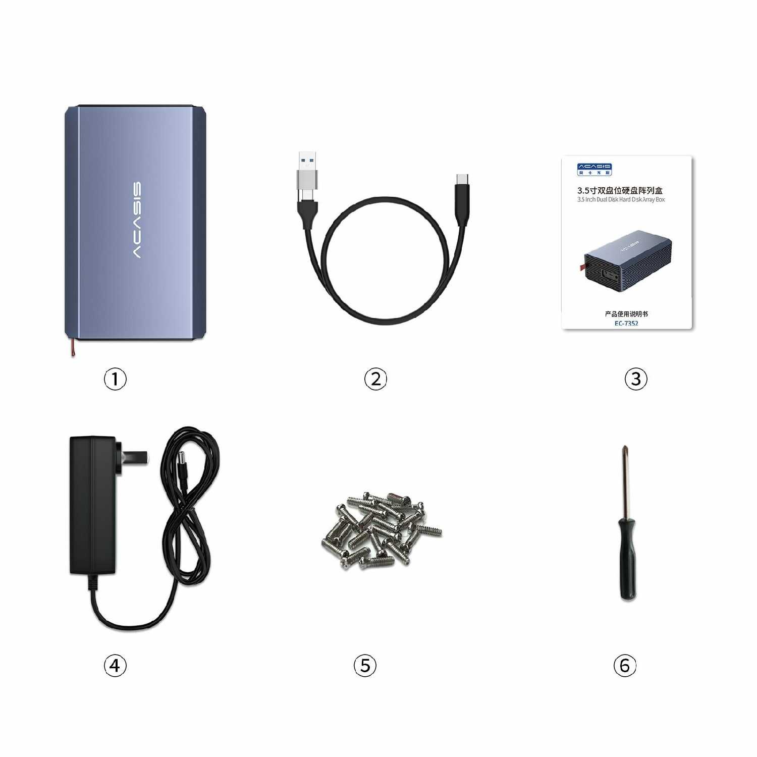 Корпус для SSD накопителя ACASIS TBU405pro (40 Гбит/с) фотография 1