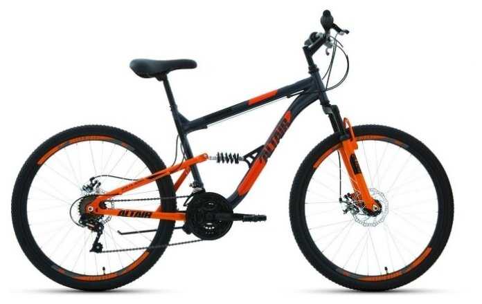Велосипед Altair MTB FS 26 2.0 disc 2021, рост 18