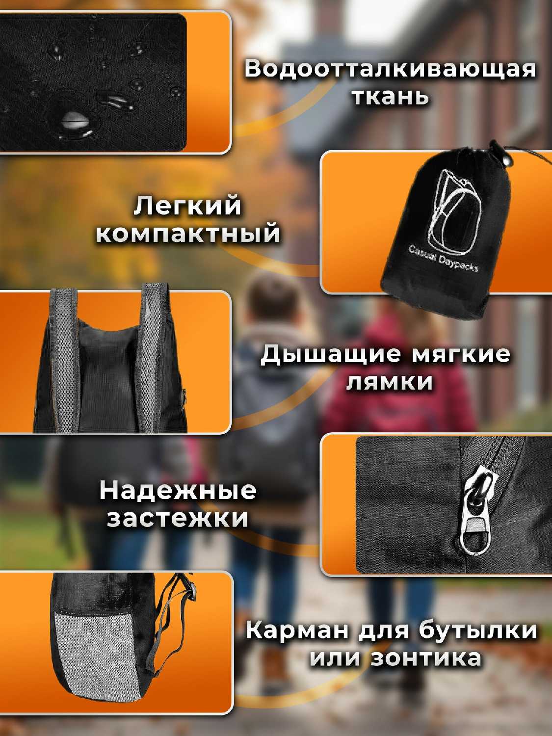 Рюкзак складной фотография 10