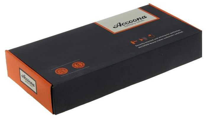 Смеситель для раковины (умывальника) Accoona A9190-2, рычажный фотография 3