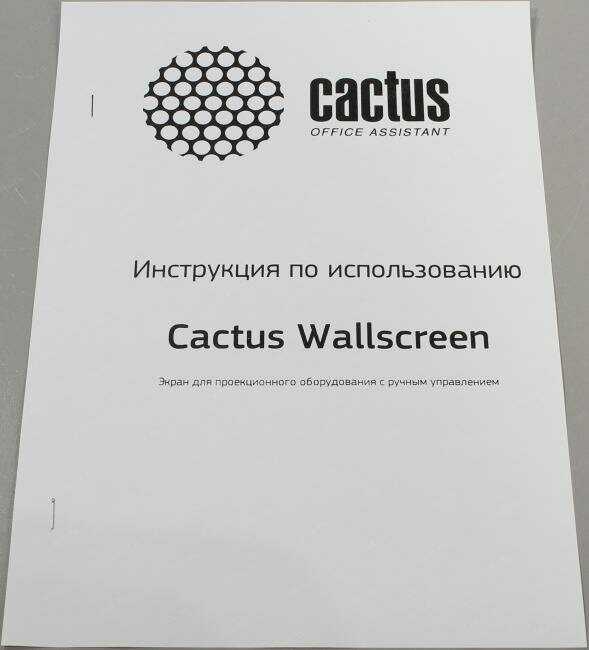 Рулонный cactus Wallscreen (CS-PSW-168x299) фотография 13
