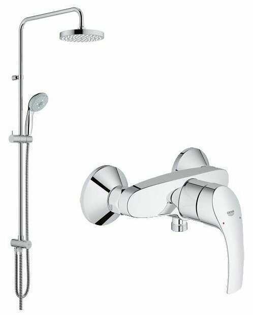 Душевая стойка Grohe New Tempesta 200 124410, хром
