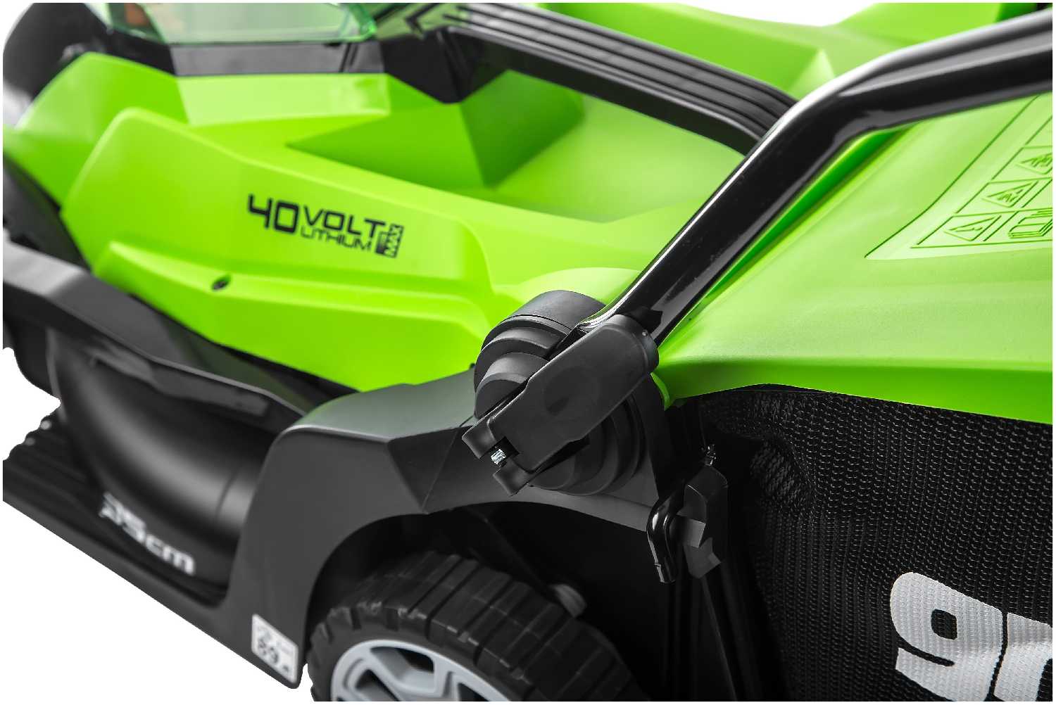 Аккумуляторная газонокосилка Greenworks G40LM35 фотография 11