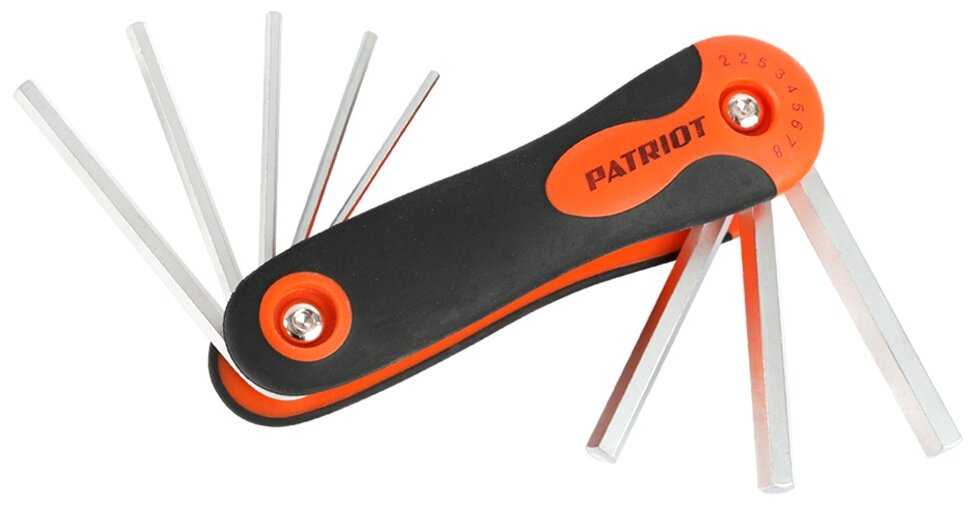 Набор имбусовых ключей PATRIOT SKH-8 F, 8 предм. фотография 1