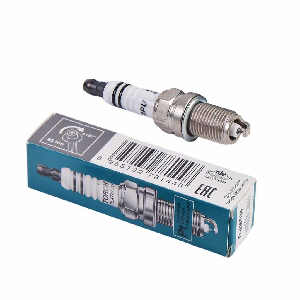 Свеча зажигания PLATINUM K6RPU TORCH Logan Largus 16кл DUSTER K4M 616