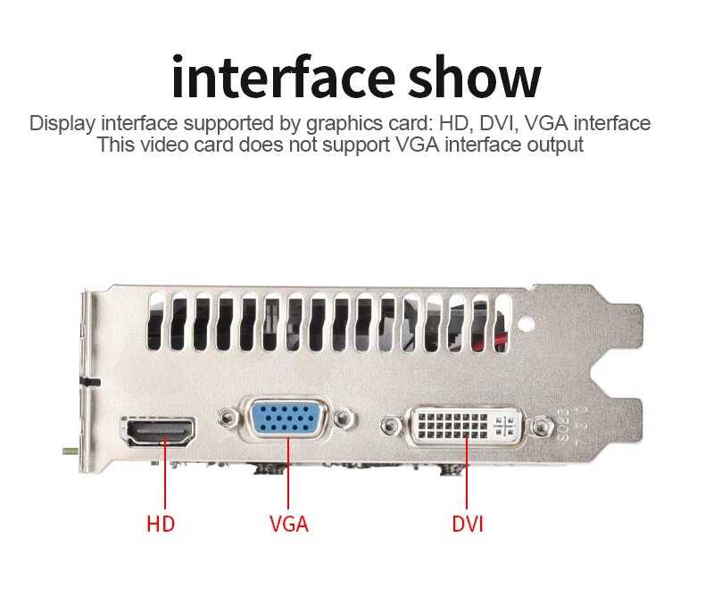 Видеокарта JINGSHA GeForce GT730 4 ГБ фотография 19