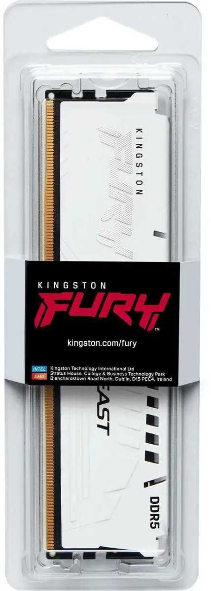 Оперативная память Kingston Fury Beast DDR5 32ГБ 5200МГц DIMM [KF552C40BW-32] фотография 6