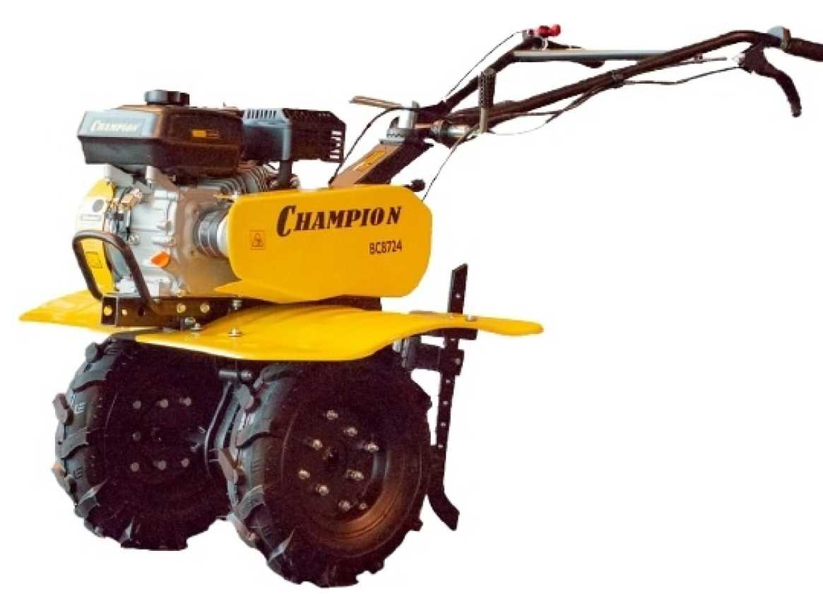 Мотоблок бензиновый CHAMPION BC8738 [5,15 кВт, 3F/1R, D 35 см, 81 см] фотография 1