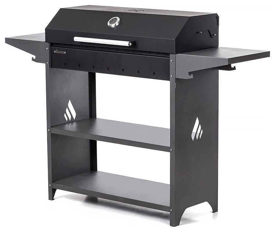 Гриль на дровах Gratar Professional Standart BBQ, 44.5х158.2х111 см