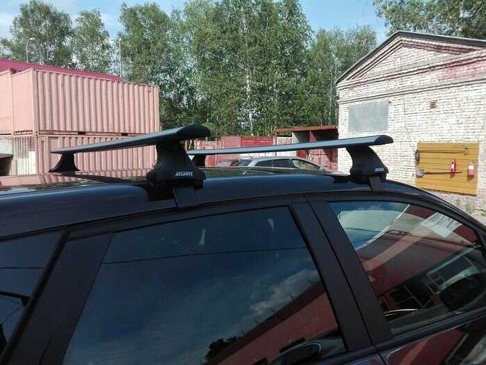 Багажник на крышу Атлант для Kia Optima (4-дв. седан, 19-, рестайлинг, крыловидная дуга) фотография 14