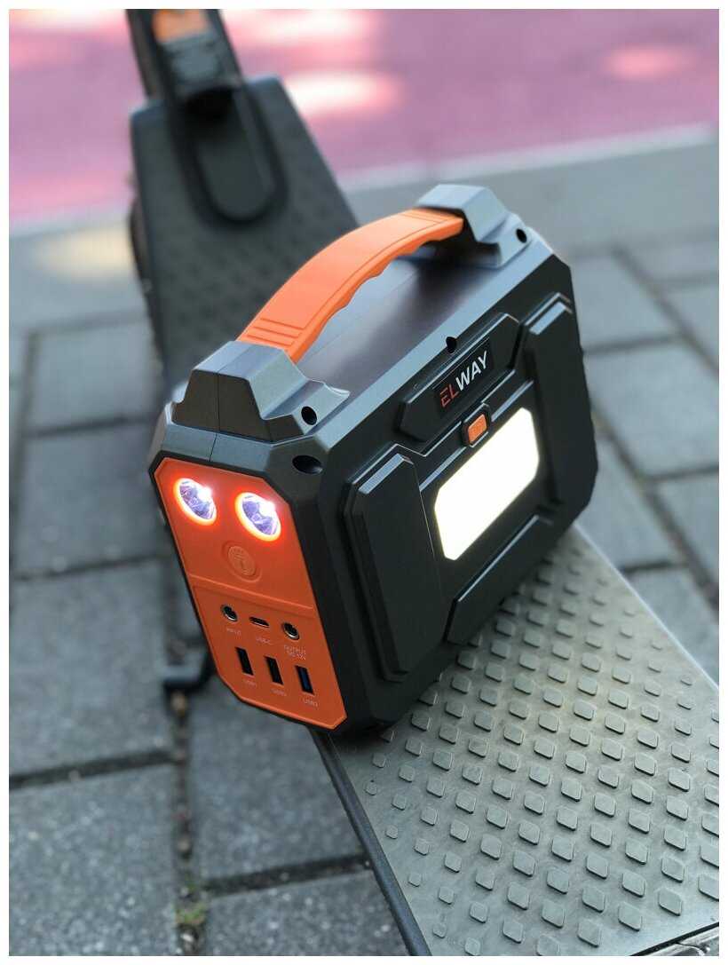 Портативный аккумулятор Elway Energy Box E01 - 100w с розеткой 220В 50 000mAh фотография 10