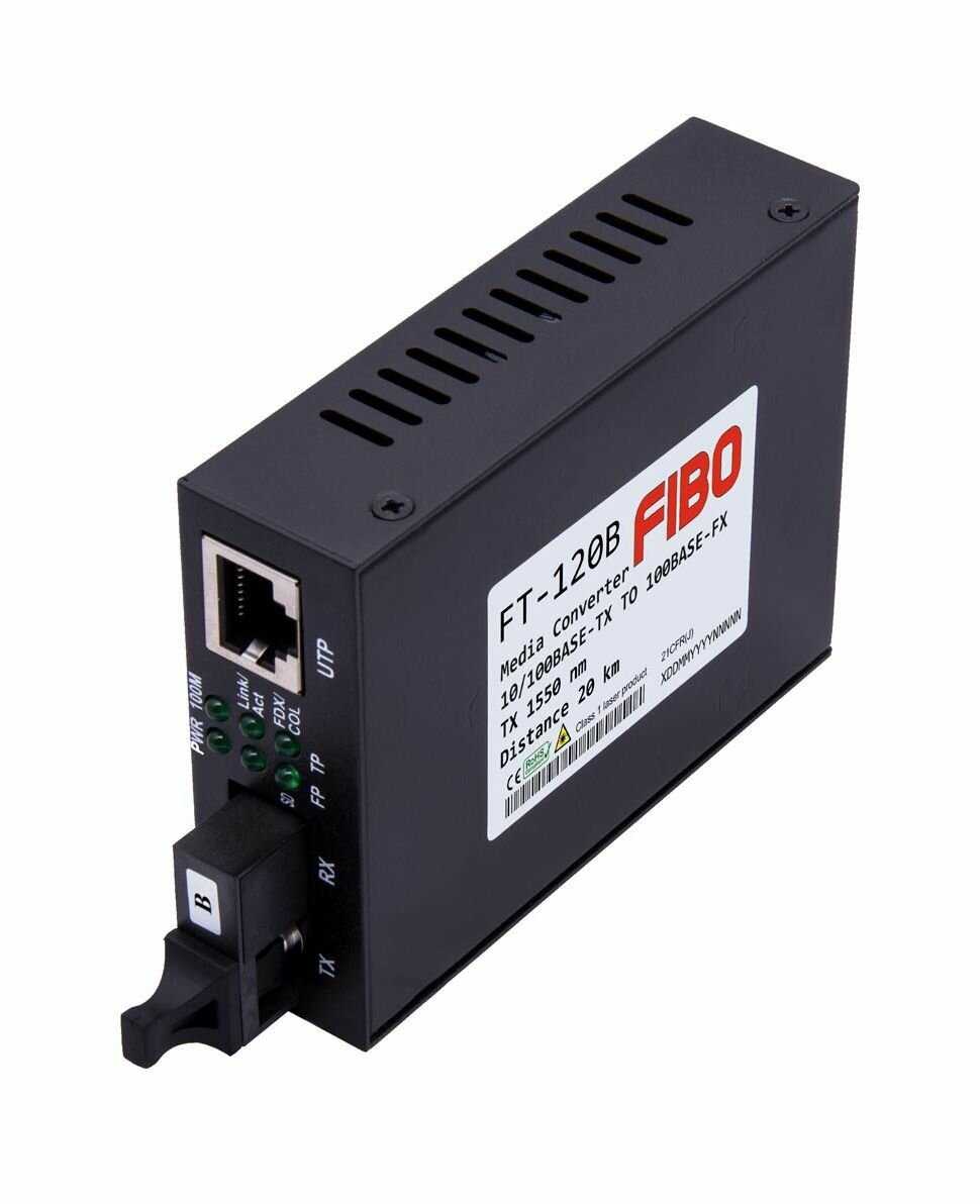 Медиаконвертер FT-1020B-LFP 1000Mbit/s WDM 1550/1310нм 20км фотография 6