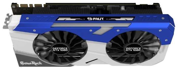 Видеокарта Palit GeForce GTX 1080 GameRock Premium Edition 8GB фотография 1